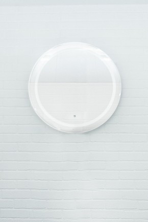Зеркало Gia 75 white с подсветкой Sansa (SGa1044Z) в Приобье - priobie.ok-mebel.com | фото 3