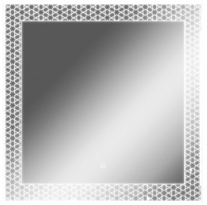 Зеркало Манила 700х700 с подсветкой Домино (GL7052Z) в Приобье - priobie.ok-mebel.com | фото 1