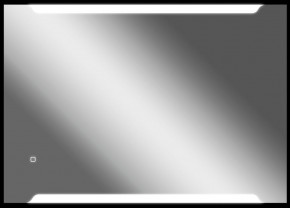 Зеркало Оттава 1000х700 с подсветкой Домино (GL7028Z) в Приобье - priobie.ok-mebel.com | фото 2