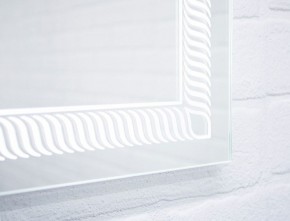 Зеркало Паликир 700х700 с подсветкой Домино (GL7051Z) в Приобье - priobie.ok-mebel.com | фото 4