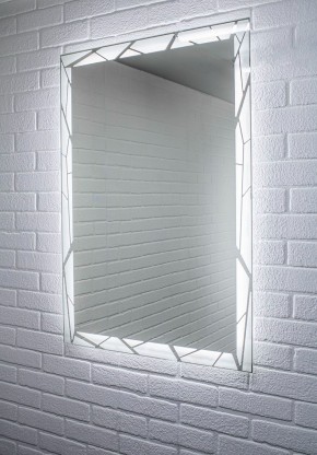 Зеркало Сеул 1000х700 с подсветкой Домино (GL7029Z) в Приобье - priobie.ok-mebel.com | фото 3